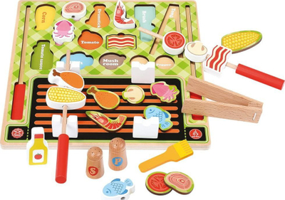 Puzzle 3D druri Bino Grill, 29.5 x 29.5 x 2 cm, shumëngjyrësh