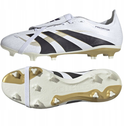 Këpuca futbolli adidas Predator League FT FG MG JI1114, për burra, e bardhë