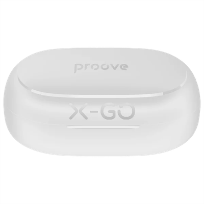 Dëgjuse të hapura Proove X-Go TWS, IPX5, me aplikacion, të bardha