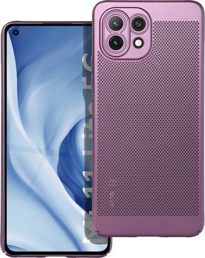 Mbulesë telefoni OEM BREEZY për Xiaomi Mi 11 Lite, plastike fleksibile, me vrima ajrimi, lejla