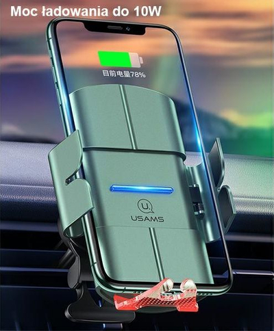 Mbajtës telefoni USAMS për veturë, i zi