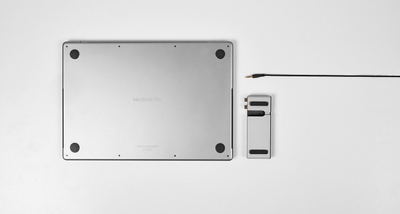 Docking station LMP Compact Dock 2, 6 porta, për MacBook M1 M2, gri