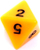 Set zaresh Rebel RPG, mat, 7 copë të verdhë