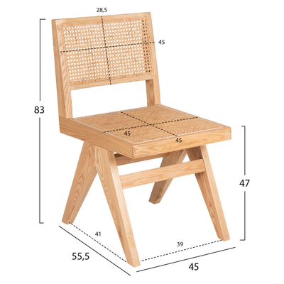 Set ngrënieje Paolo + 6 karrige Fredrik (HM21059)