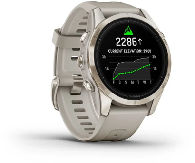 Ora sportive Garmin Epix Pro Gen 2 42mm Sapphire, ekran AMOLED 1.2\", GPS, ngjyrë ari