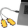 Set drita anësore biçiklete Blackburn Grid Side, LED COB, USB C, e zezë