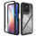 Куќиште за телефон Tech-Protect Defense за Motorola Moto G15 G15 Power G05 E15, дводелно, со заштитно стакло, црно