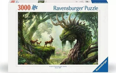 Puzzle Ravensburger The Forest Dragon Awakes, 3000 copa, shumëngjyrësh