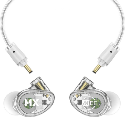 Kufje në vesh MEE Audio MX4 PRO, quad driver hybrid, dizajn modular, të zeza