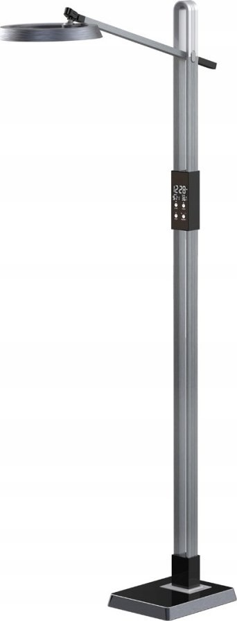 Lampë dyshemeje Tiross TS 2269, LED 15W, 800 lm, ngjyrë argjendi