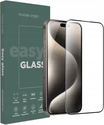 Xham mbrojtës Mobile Origin EasyGlass për iPhone 16 Pro, Double Strong, transparent
