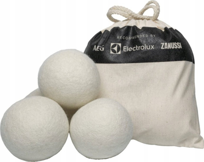 Toptha për tharësen e rrobave AEG Electrolux Wool, 100% lesh natyral, set