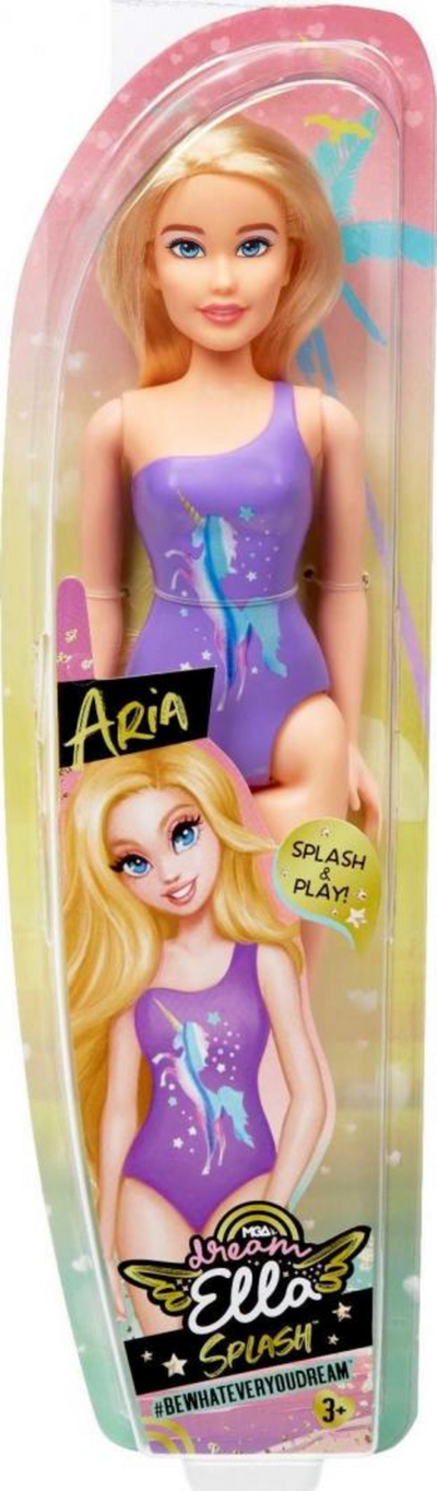 Kukull Bajaga Dream Ella Splash Aria, 29cm, rrobabanje me unikorn, lejla