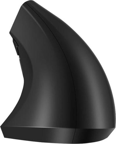 Maus vertikal ergonomik wireless, 6 butona, DPI i rregullueshëm, i zi
