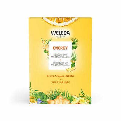 Set Weleda Energy, Xhel dushi stimulues 200 ml + Krem hidratues dhe ushqyes