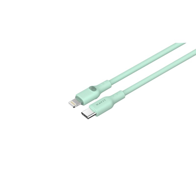 Kabllo Havit CB6281, USB C në Lightning, 1m, jeshile