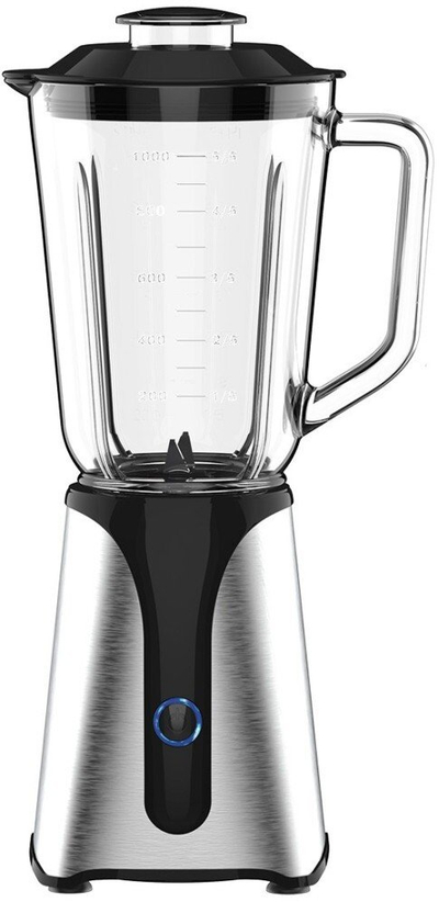 Blender Jocca me enë, kavanoz qelqi 1L, shishe për rrugë 600ml, 4 tehe, i bardhë