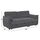 Sofabed dy vendësh Velar Multiform HM3305.01, 208x86x85cm, material tekstil, gri