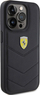 Kapak telefoni Ferrari FEHCP15LRDUK për iPhone 15 Pro, lëkurë, i zi