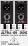 DI box aktiv Behringer Ultra-DI DI20, 2 kanale, splitter profesional, i bardhë