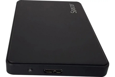 Rakun i jashtëm për HDD SSD 2.5" Spacer SPR-25612, USB 3.0, këllëf mbrojtës, i zi