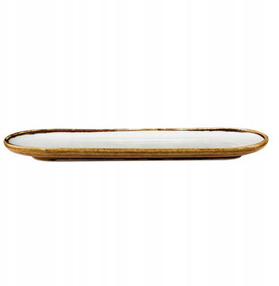 Декоративна чинија Verlo Slow Platter, 30 x 10 cm, порцелан, сива