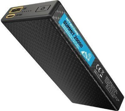 Power bank Nitecore Summit, 20000mAh, që s’prek nga të ftohtit, i zi