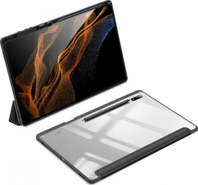 Mbulesë tableti Dux Ducis Toby për Samsung Galaxy Tab S8 Ultra, me mbajtëse për stylus, e zezë