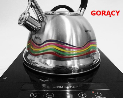 Çajnik Klausberg KB-7048, 3L, inox, argjendtë