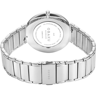 Orë për meshkuj Obaku Clip Brace V258GXCISC, e argjendtë