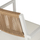 Karrige alumini profesioniste 55.5×58.5×83 cm (HM5893.02), bardhë