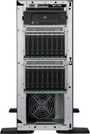 Server tower HPE ProLiant ML110 Gen11, Xeon Silver 4510 12-core, 64GB RAM, 2x480GB SSD, i zi