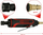 Brusilica pneumatike KS Tools, 188mm, lidhje ajri 1/4", e zezë e kuqe