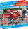 Set lodrash Playmobil Action Heroes 71466, motor shpëtimi, aksident me derdhje vaji, shumëngjyrësh