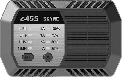 Karikues baterish RC SKYRC E455, AC 4A, LiIon LiPo NiMH, i zi