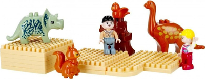 Set blloqesh ndërtimi Disenni Dinosaur JX6704, 205 pjesë, për kalamaj 3+, shumëngjyrësh