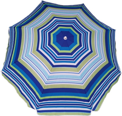 Çadër plazhi Outliner, 200 cm, lartësi që e rregullon vetë, blu jeshile