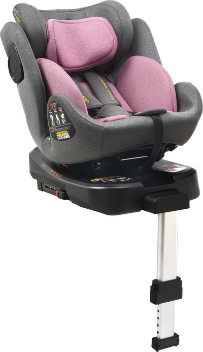 Sedilje makine Summer Baby Como I-Size 360, 0-36 kg, ISOFIX, gri rozë