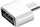 Përshtatës USB microUSB Hertz AK53B - USB White, i bardhë