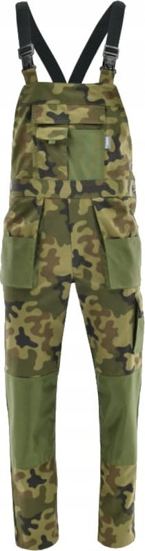 Pantallona pune Sara Workwear KING, me përparëse, 245 g/m², 65% poliester, jeshile