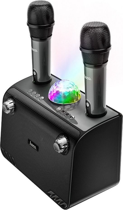 Altoparlant Bluetooth Hoco BS41 Plus, me 2 mikrofona, drita LED, i zi