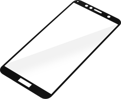 Folie mbrojtëse GC Clarity për Huawei Y6 2018 Prime, xham i fortë 9H, e zezë