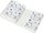 Mbrojtëse anësore krevati Babymatex BUMP AIR, 180cm, rrjetë 3D AERO MESH, gri