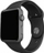 Rrip silikoni Mercury për Apple Watch, 38/40/41 mm, i zi