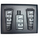 Set parfum për meshkuj Dsquared2 Icon, Eau de Parfum 100ml, xhel dushi dhe balsam pas rrojes 2x100ml, i zi