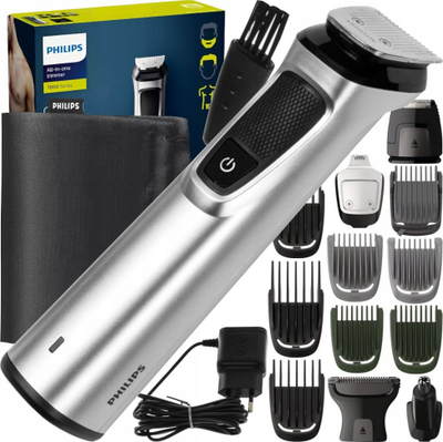 Trimer multifunksional Philips Series 5000 MG5930/15, 11‑në‑1, pa tela, gri