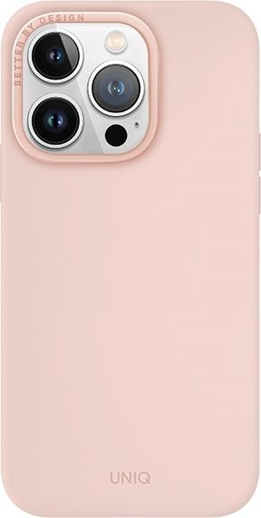 Mbrojtëse telefoni Uniq Lino Hue për iPhone 15 Pro 6.1", MagSafe, rozë