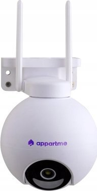 Kamerë sigurie Appartme APRM-01-002, IP WiFi, për mure dhe tavane, e bardhë