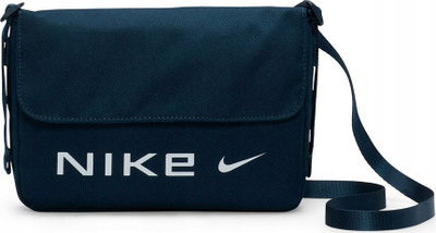 Çantë me rrip Nike Futura Cross-Body, 3L, poliestër, blu
