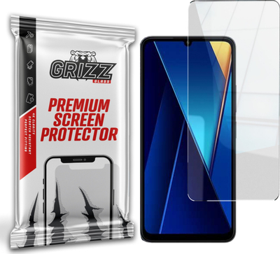 Mbrojtës ekrani GrizzGlass HybridGlass për Xiaomi Poco C65, xham hibrid, shumë i kthjellët